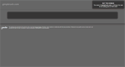 Desktop Screenshot of gimpbrush.com